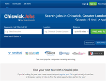 Tablet Screenshot of chiswickjobs.co.uk